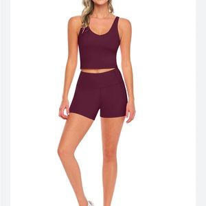 VELOCITY Racerback Tank & Shorts 2-Pc Set